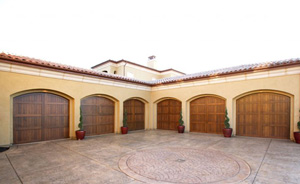 Multiple garage doors